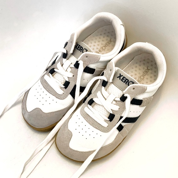 Women's Xero® Kelso Court Athletic Shoes In White/Green Size 7 - Picture 4 of 10